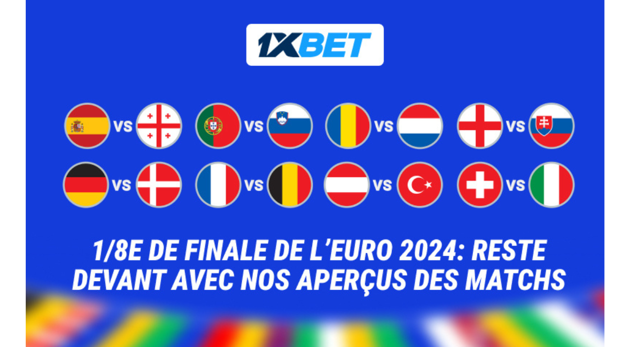 Euro 2024 choisissez vos favoris pour les 1 8ᵉ de finale Mega Sports