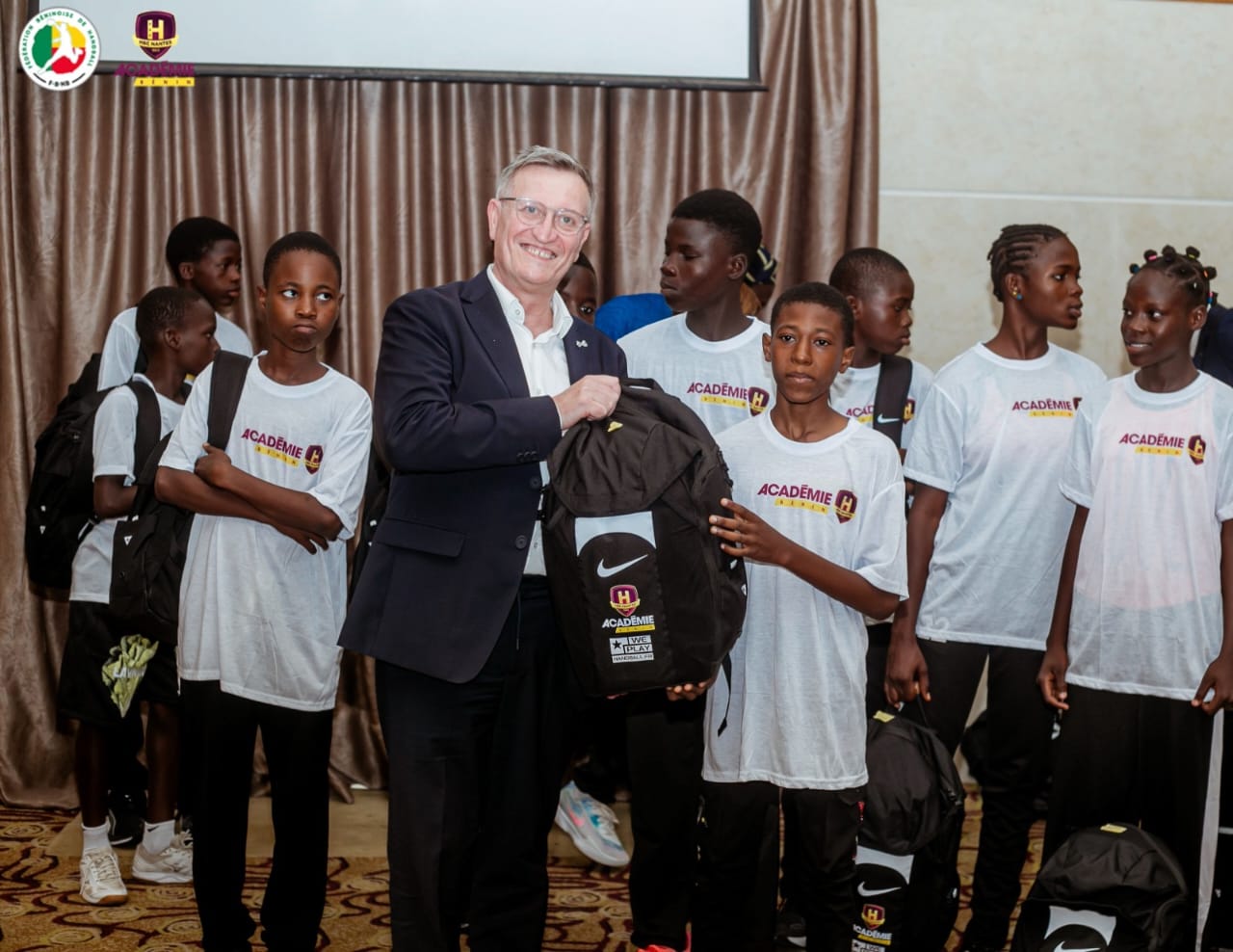 Bénin : L’Académie HBC Nantes lance sa première promotion, 21 jeunes au départ