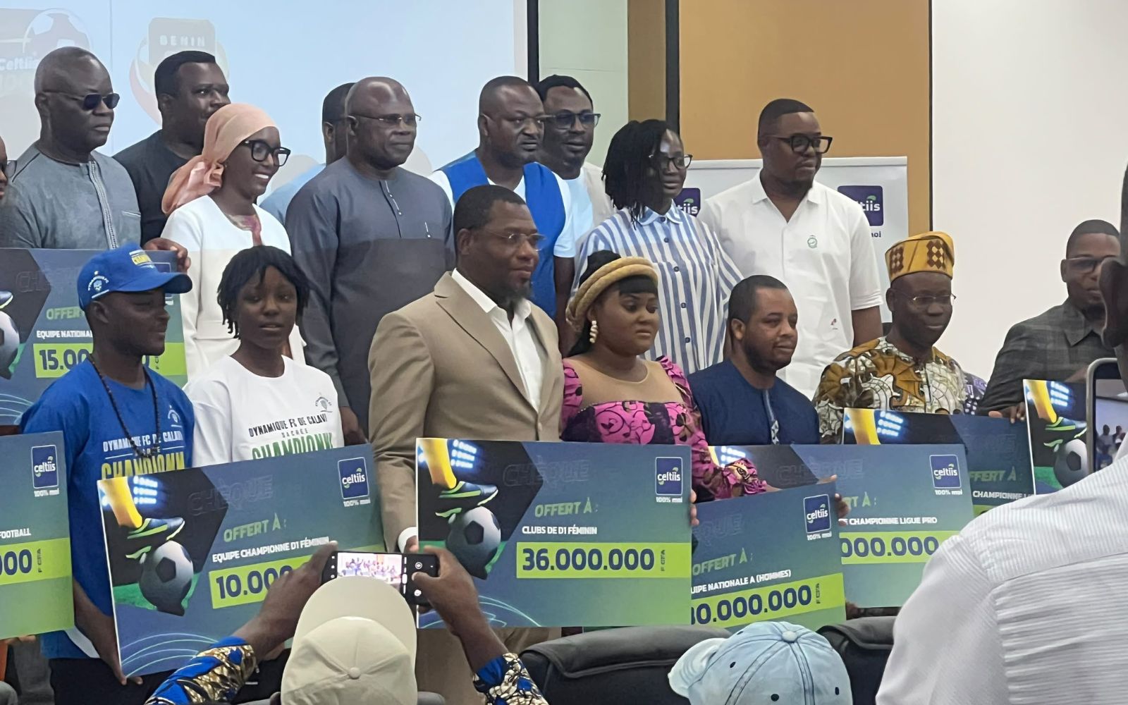 Bénin : Celtiis sort encore le chéquier pour le football, clubs, sélections et la FBF servis