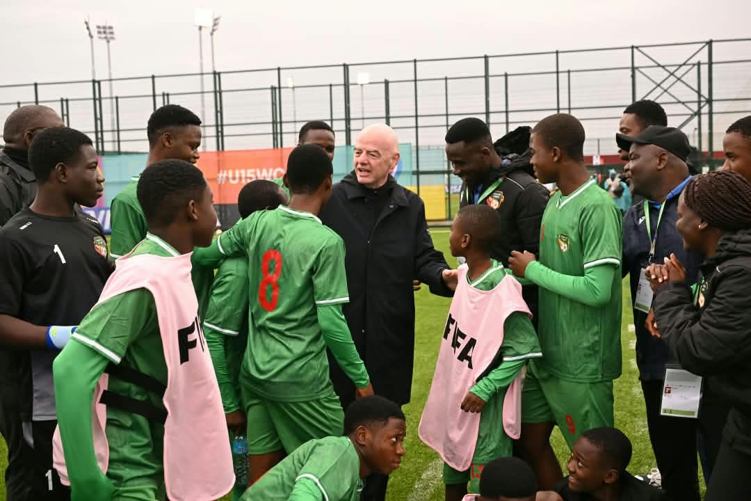 Mondial U-15 2026 : Gianni Infantino auprès des Guépards du Bénin
