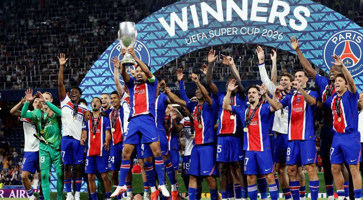 Supercoupe de l’UEFA 2026 : Le PSG s’impose face à Aston Villa et soulève le trophée