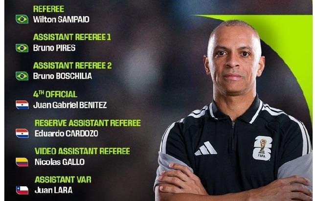 Mondial 2026 : Wilton Sampaio au sifflet du match d’ouverture