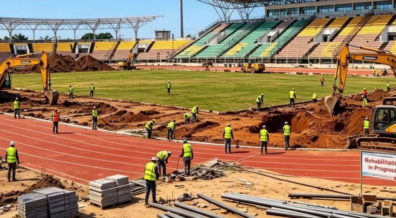 Stade Charles de Gaulle de Porto-Novo : Les travaux de rénovation officiellement lancés