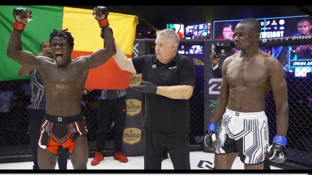 Sacre historique pour le Bénin au MMA, Jean Do Santos champion d’Afrique