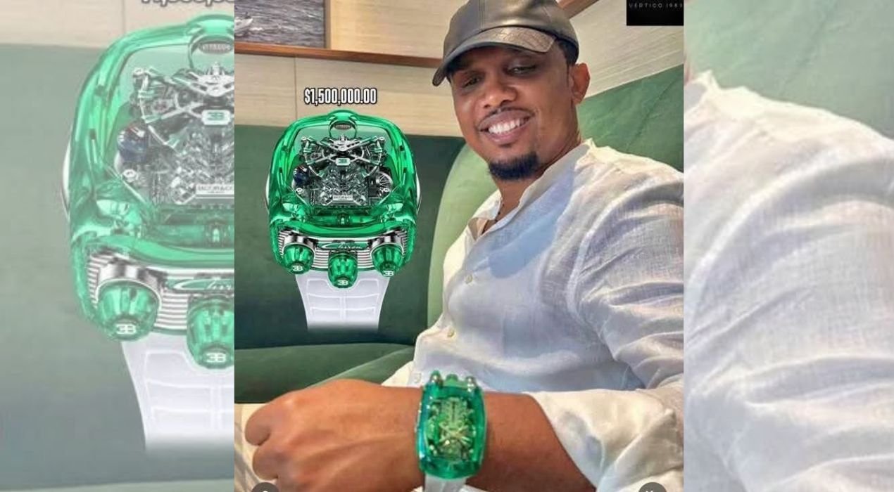 Samuel Eto’o enflamme la toile avec une montre à 1,5 million de dollars