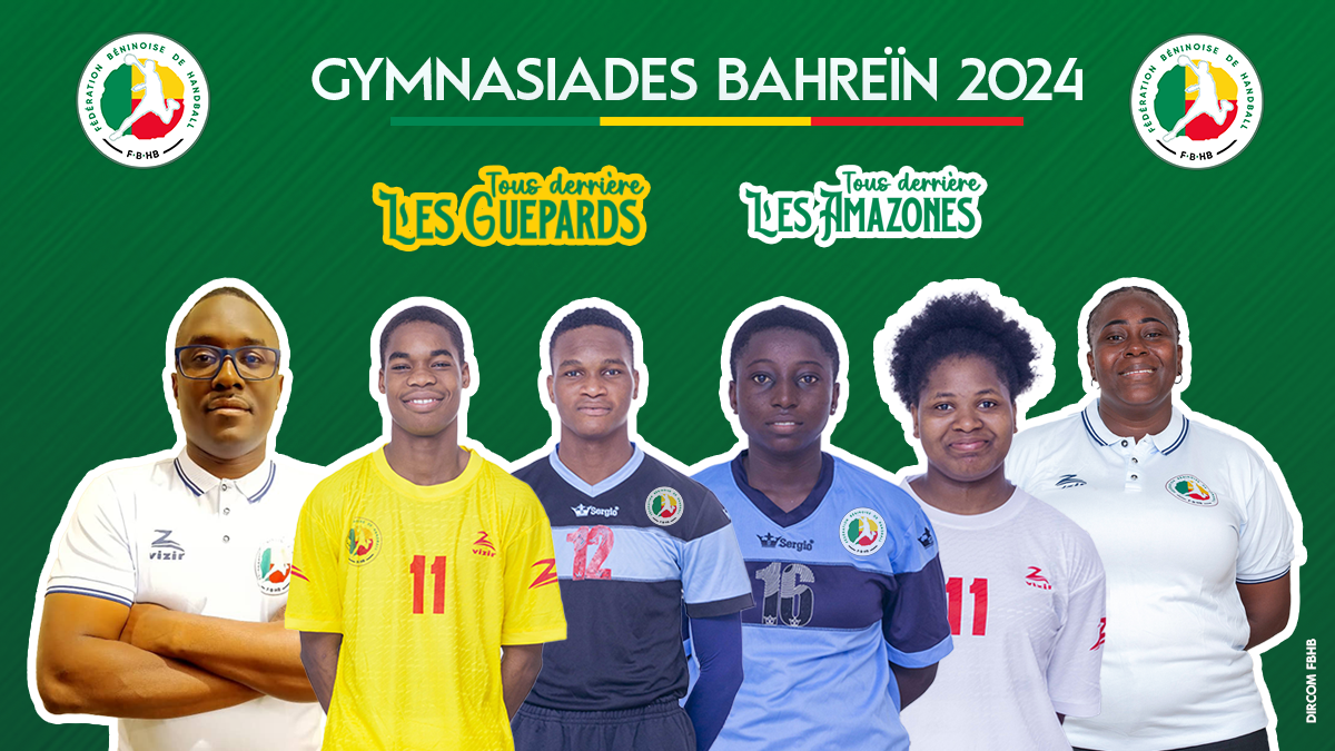 Gymnasiades 2024, le Bénin représenté au Handball : Liste des athlètes, calendrier, tout savoir