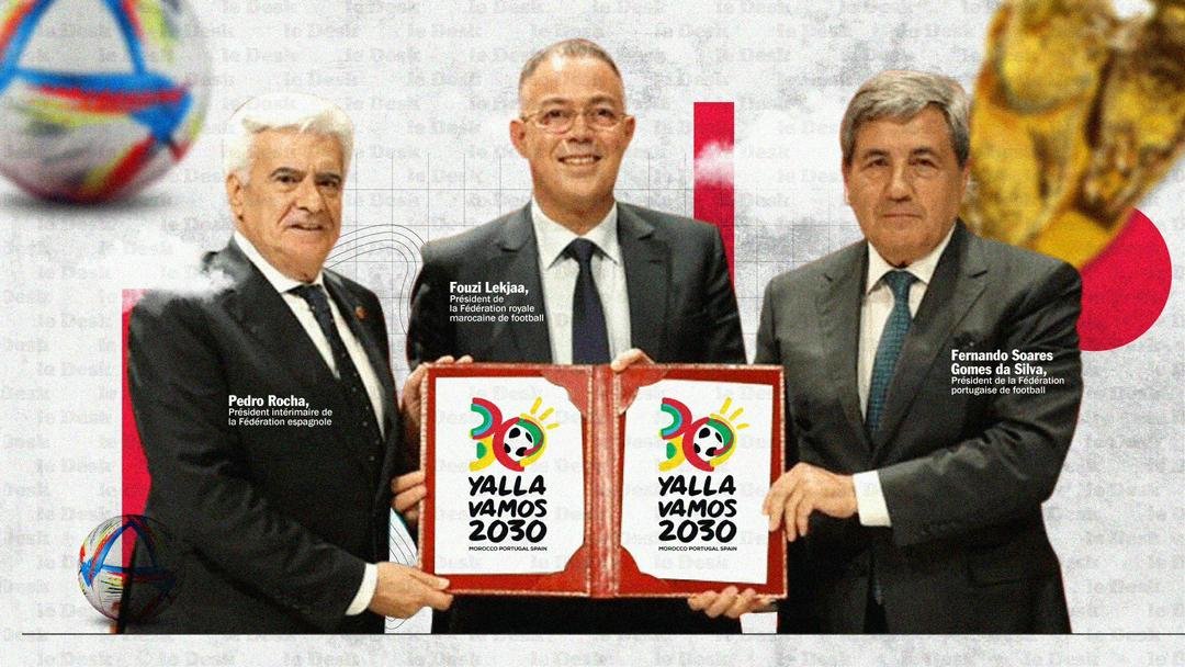 Coupe du Monde 2030 : Le trio Maroc-Espagne-Portugal dévoile le slogan et le logo