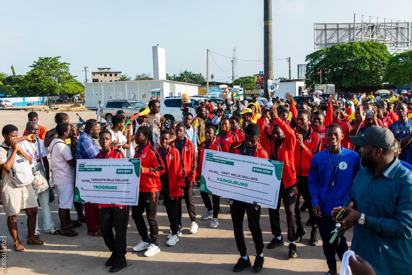 Championnat Africain de Football Scolaire : Retour triomphal des Champions Béninois