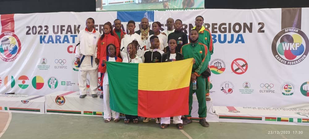 Le Bénin remporte 17 médailles aux Championnats d’Afrique de la région Ouest 2