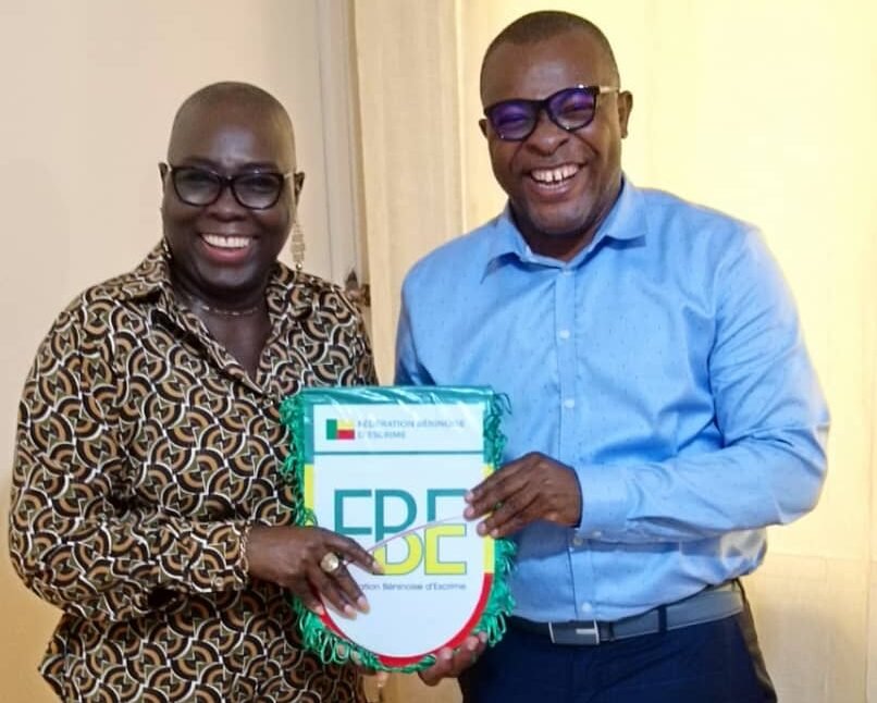 Christelle Houdonougbo Alioza, nouvelle marraine et ambassadrice de la fédération béninoise d’escrime