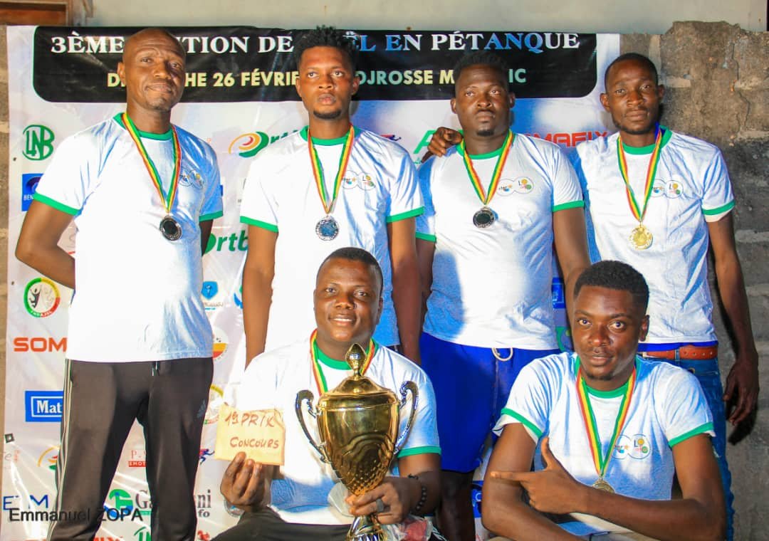 Au Bénin, la 3e édition du tournoi « Noël en pétanque» a été une réussite totale, de grosses sommes pour les meilleurs athlètes