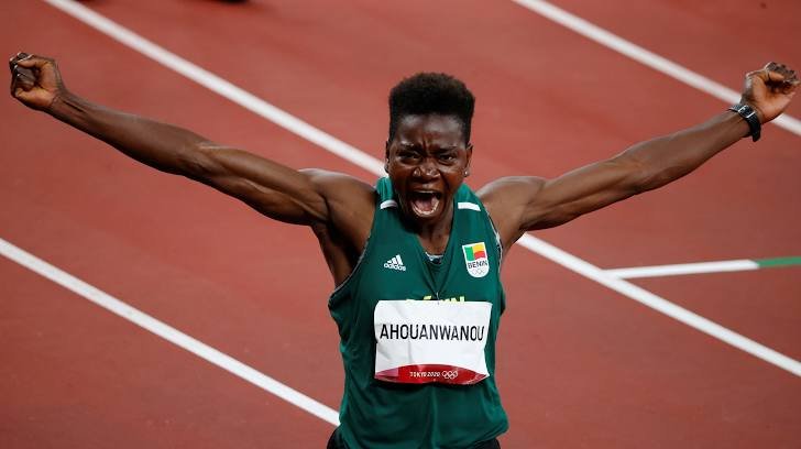 JO Tokyo 2020: Une cinquième place et un record pour Odile Ahouanwannou