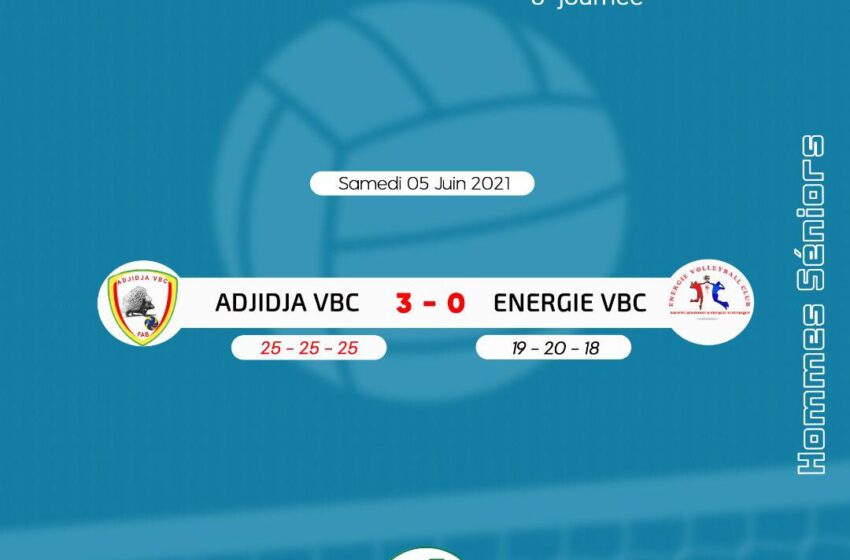  3e journée ligue pro: Adjidja VBC disjoncte Énergie