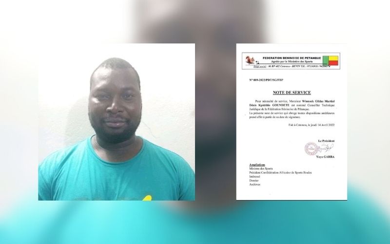  La Fédération Béninoise de Pétanque tient son conseiller technique juridique