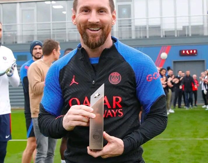  PSG : La réaction de Lionel Messi après avoir été célébré par ses coéquipiers pour son titre du mondial 2022