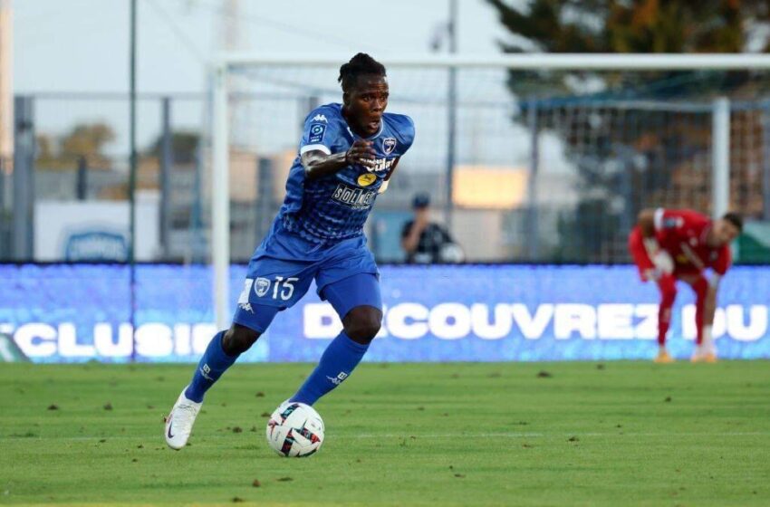  Ligue 2 France, J22 : La vidéo du magnifique but de Junior Olaïtan face à Dijon Fc de Saturnin Allagbe