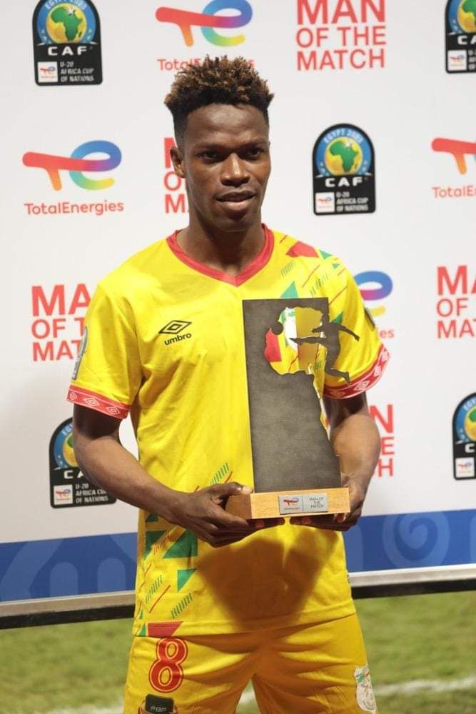 CAN U20 Egypte 2023 : Beninese Dodo Dokou elected Benin-Zambia man of ...