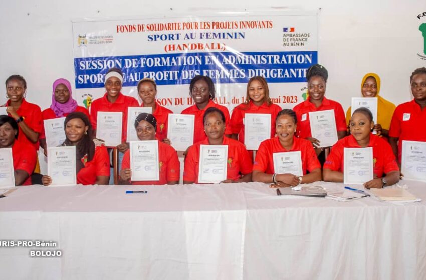  Handball au Bénin : La deuxième session de formation en gestion administrative pour les femmes dirigeantes conclue avec succès