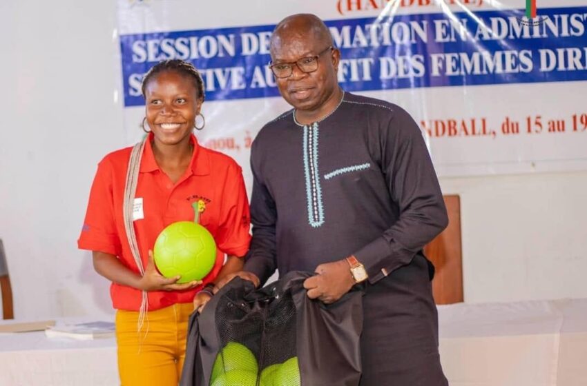  La Fédération Béninoise de Handball équipe les clubs régionaux