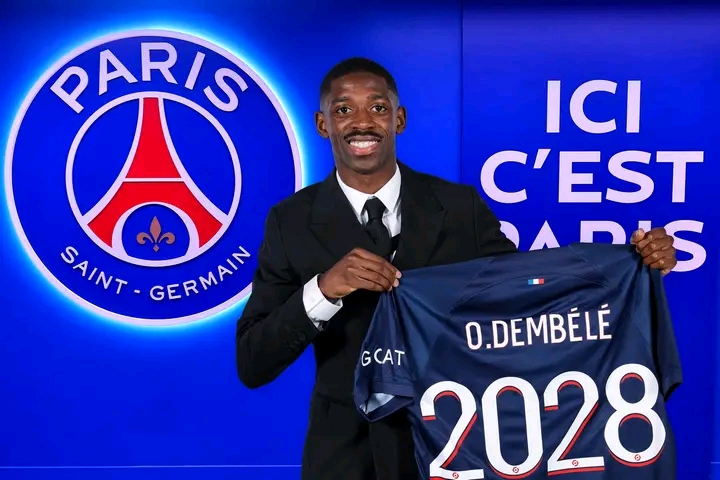  Transfert Officiel : Ousmane Dembélé signe au PSG pour cinq ans