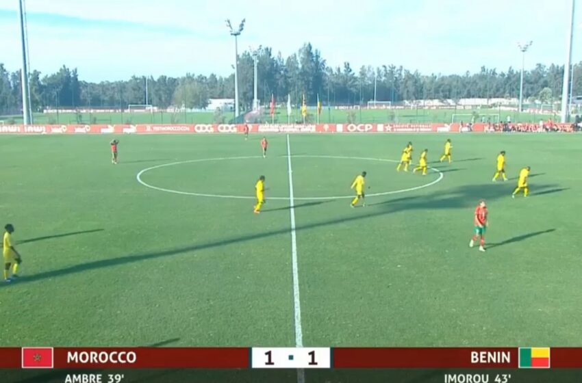 Match Amical International : Suivre Bénin U20 vs Maroc U20 en direct (Video)